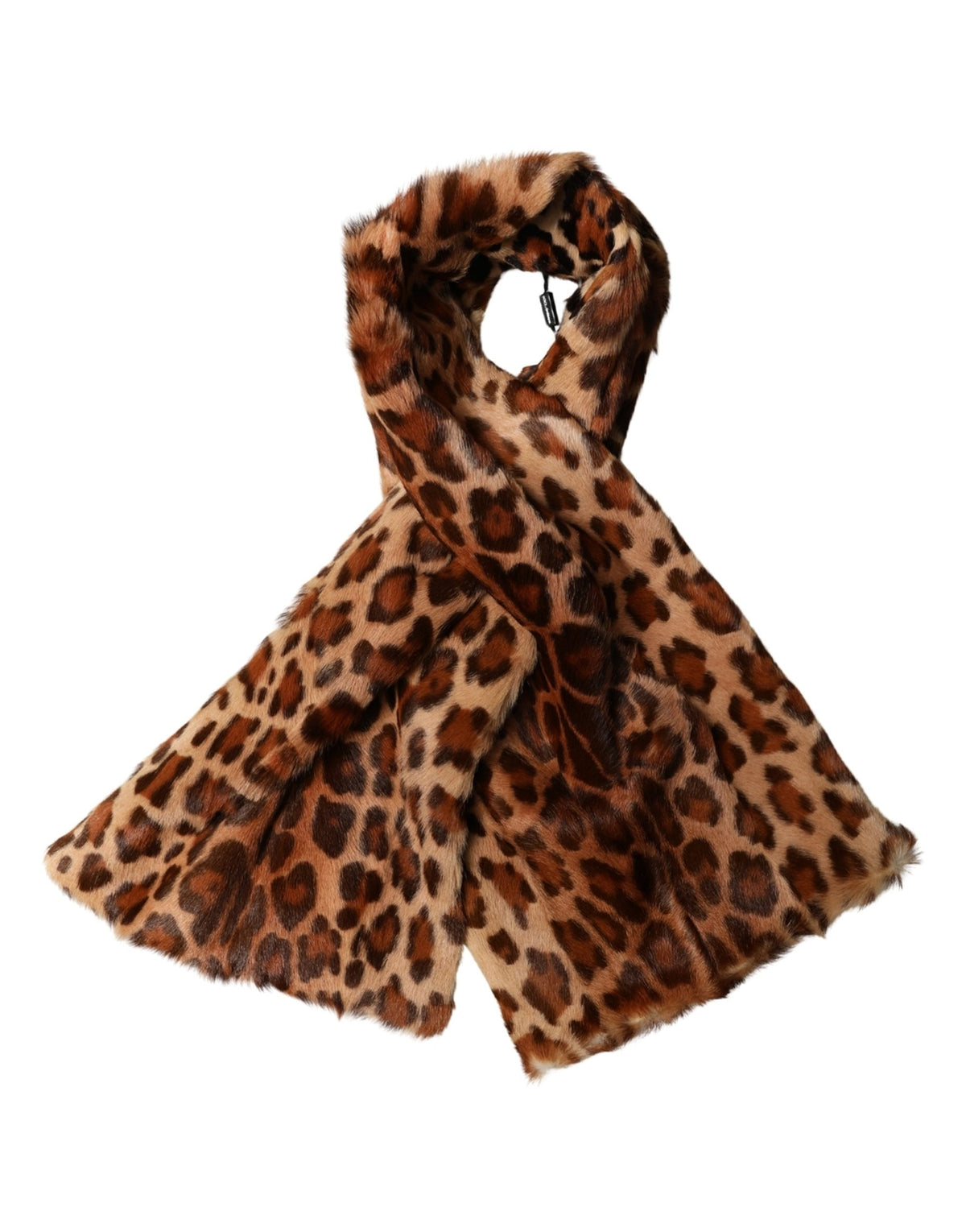 Brown Leather Scarf