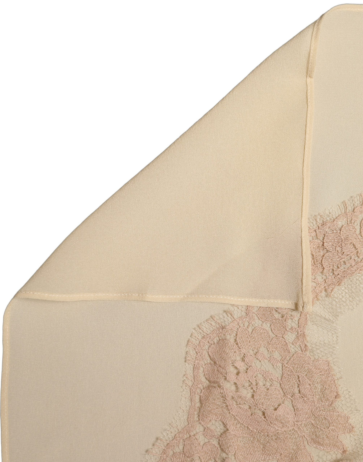 Foulard en soie beige clair