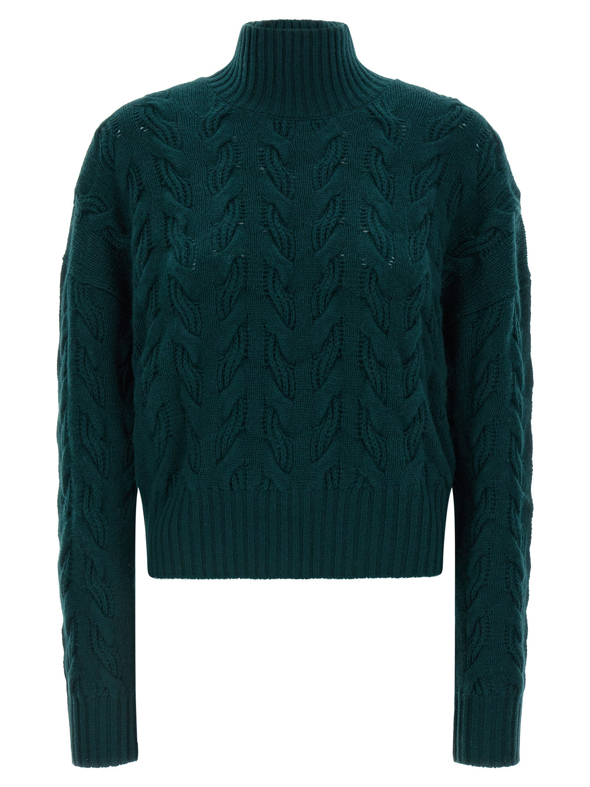 Pull en laine vert