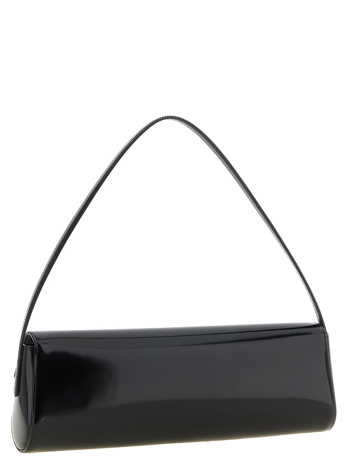 Black Leather Shoulder Bag