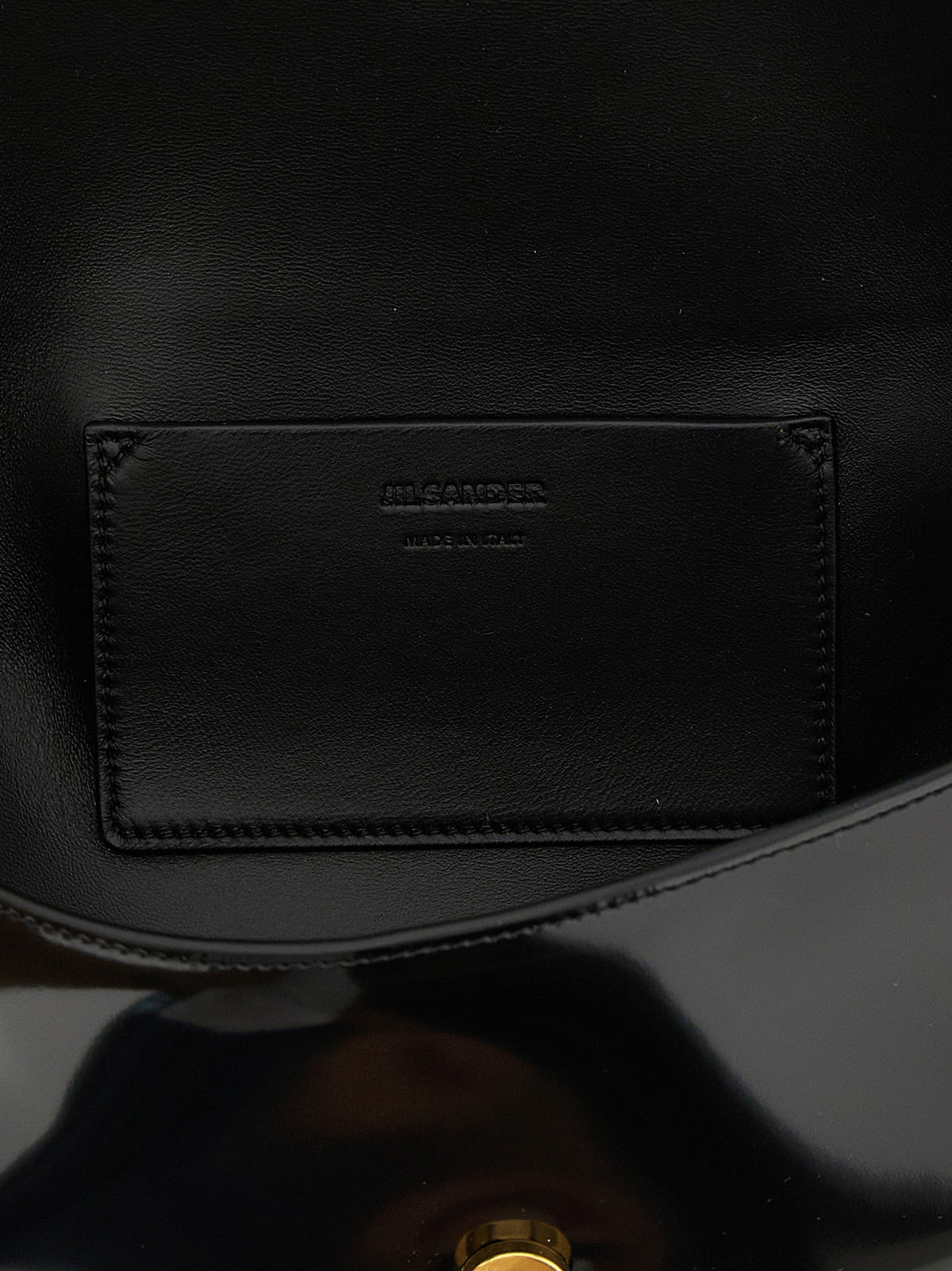 Black Leather Shoulder Bag