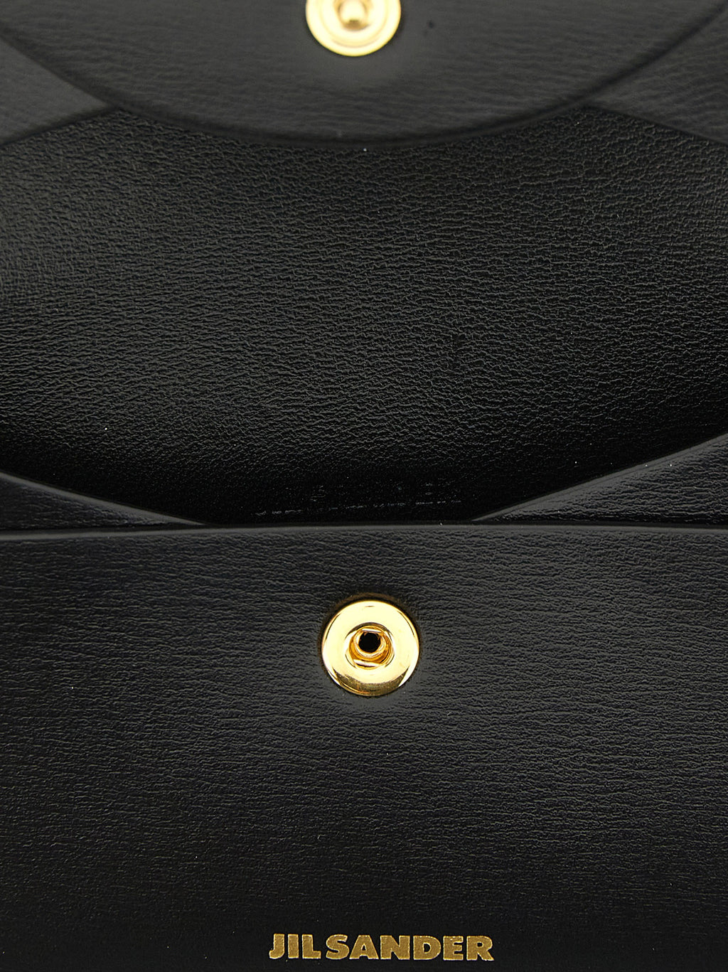 Porte-monnaie en cuir noir
