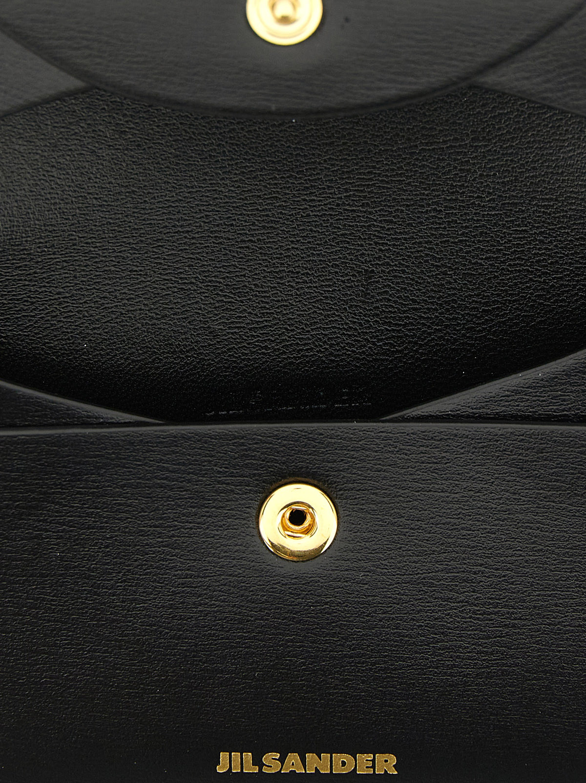 Porte-monnaie en cuir noir