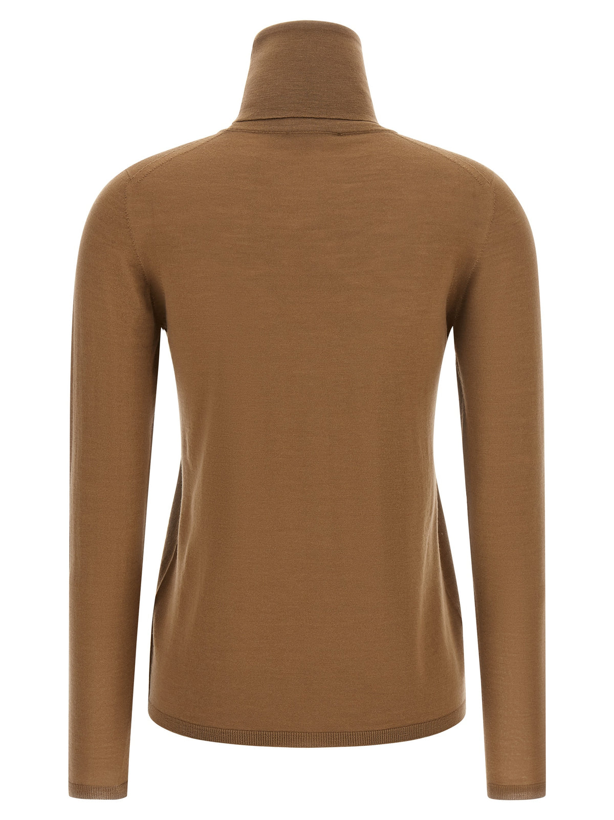 Beige Virgin Wool Sweater