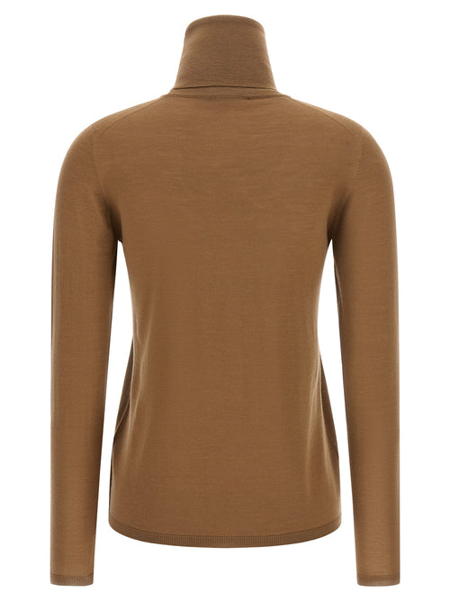 Beige Virgin Wool Sweater