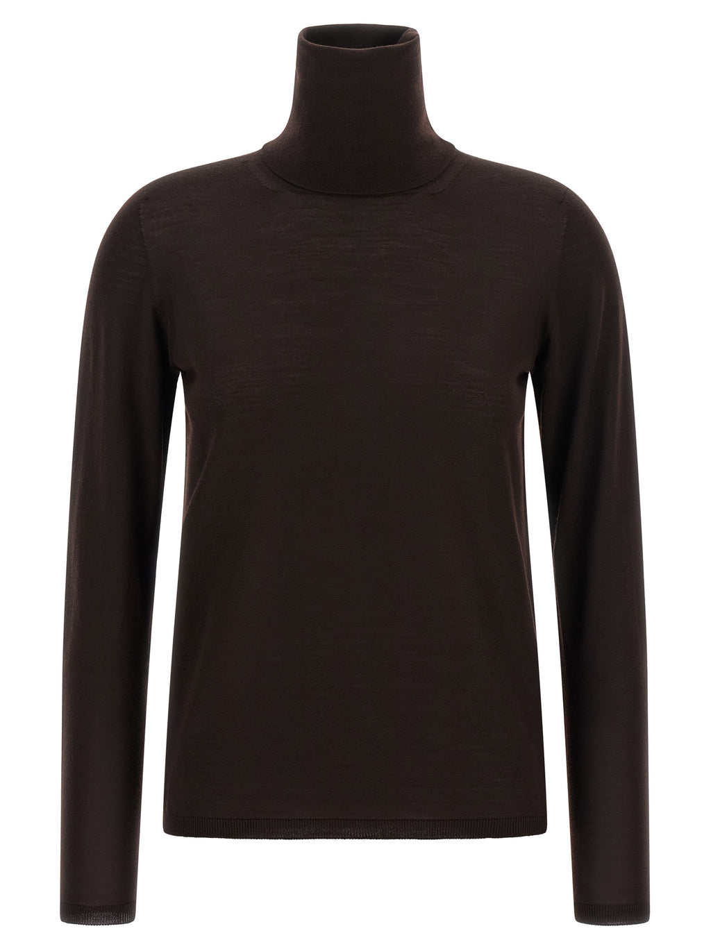 Cardigan en laine vierge marron