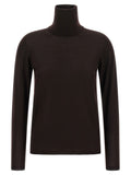 Cardigan en laine vierge marron