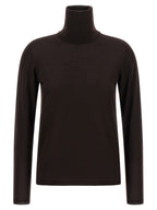 Cardigan en laine vierge marron