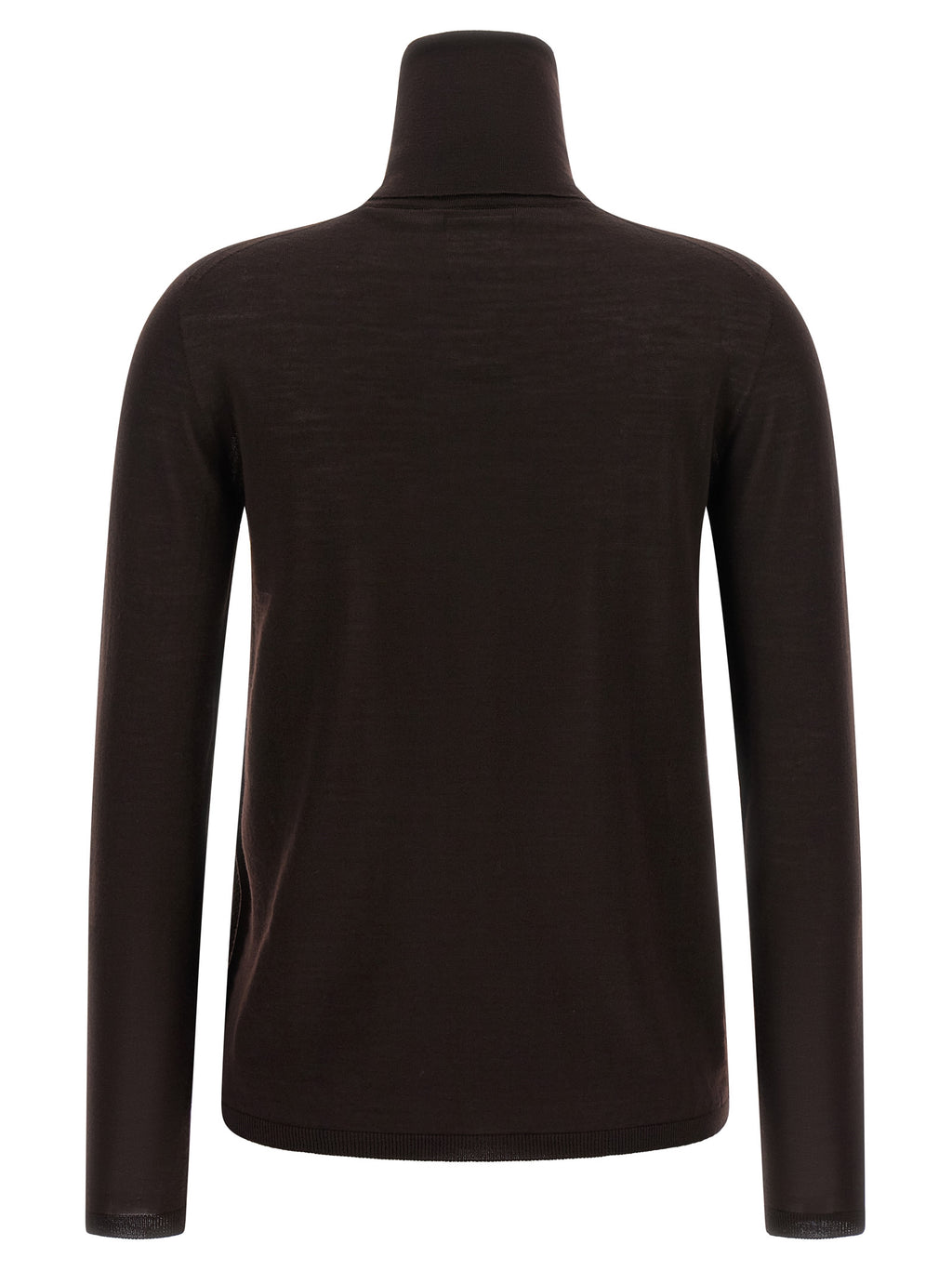 Cardigan en laine vierge marron