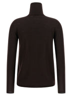 Cardigan en laine vierge marron