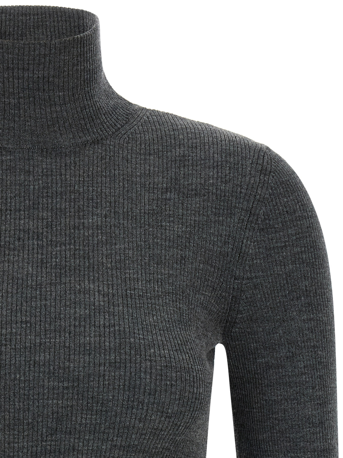 Grey Virgin Wool Sweater