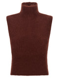 Gilet en laine bordeaux