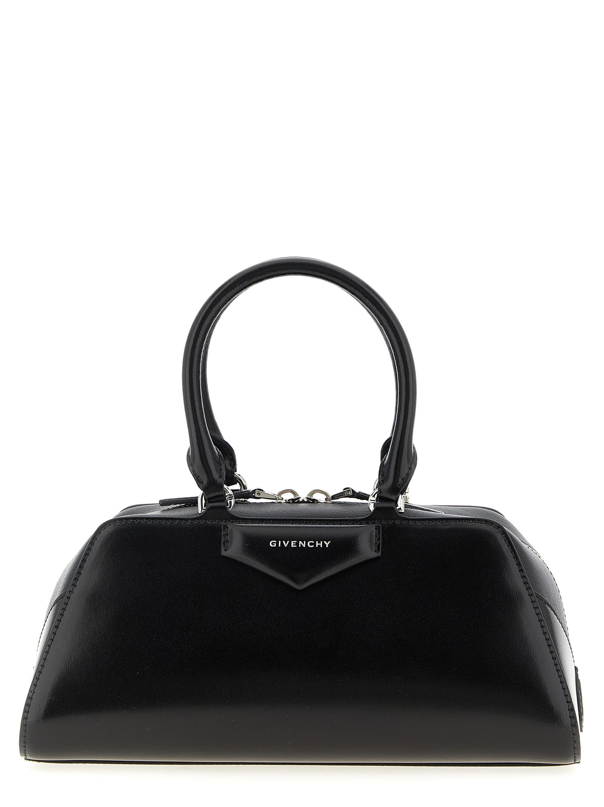 Sac à main en cuir noir