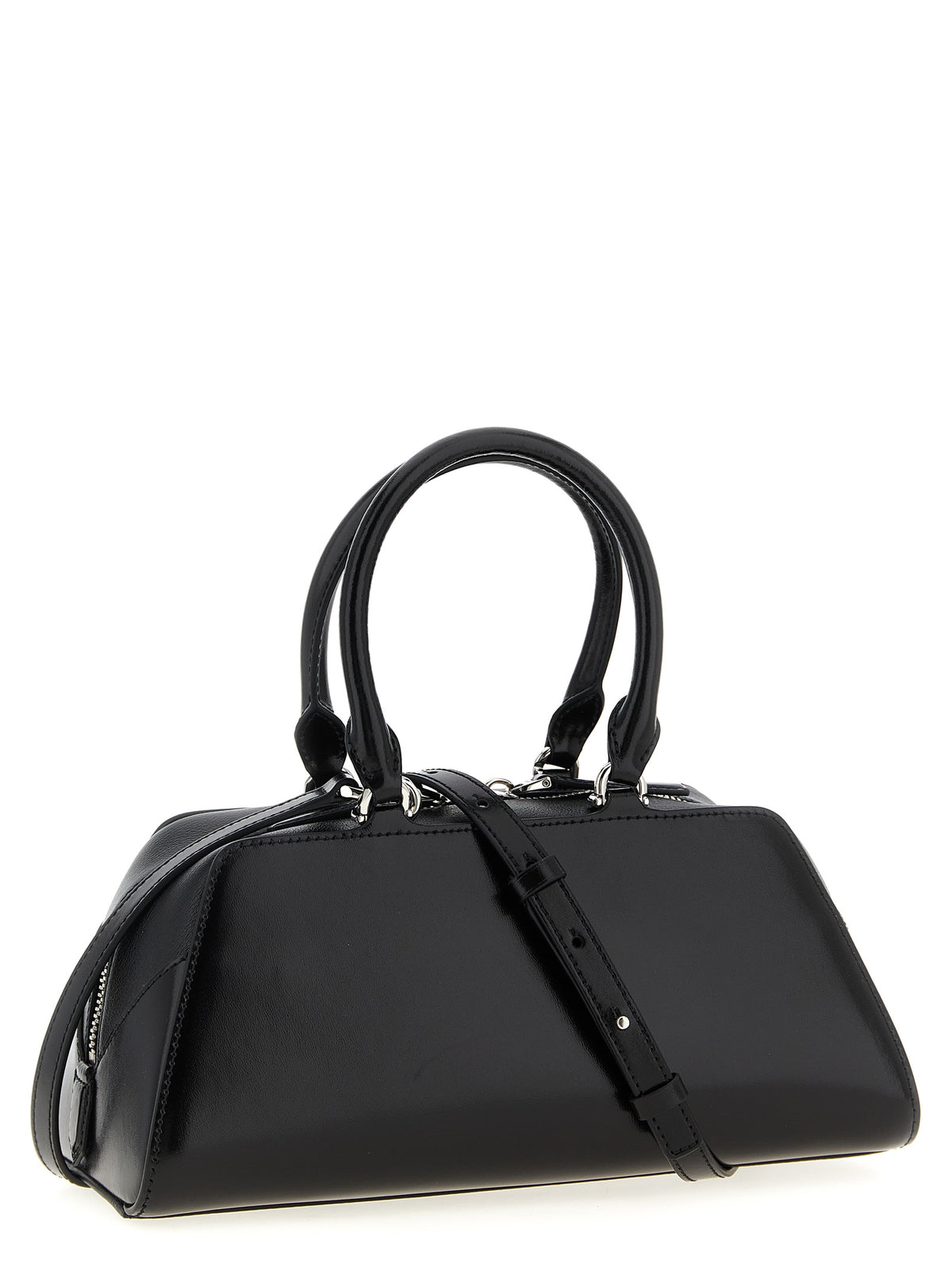 Sac à main en cuir noir
