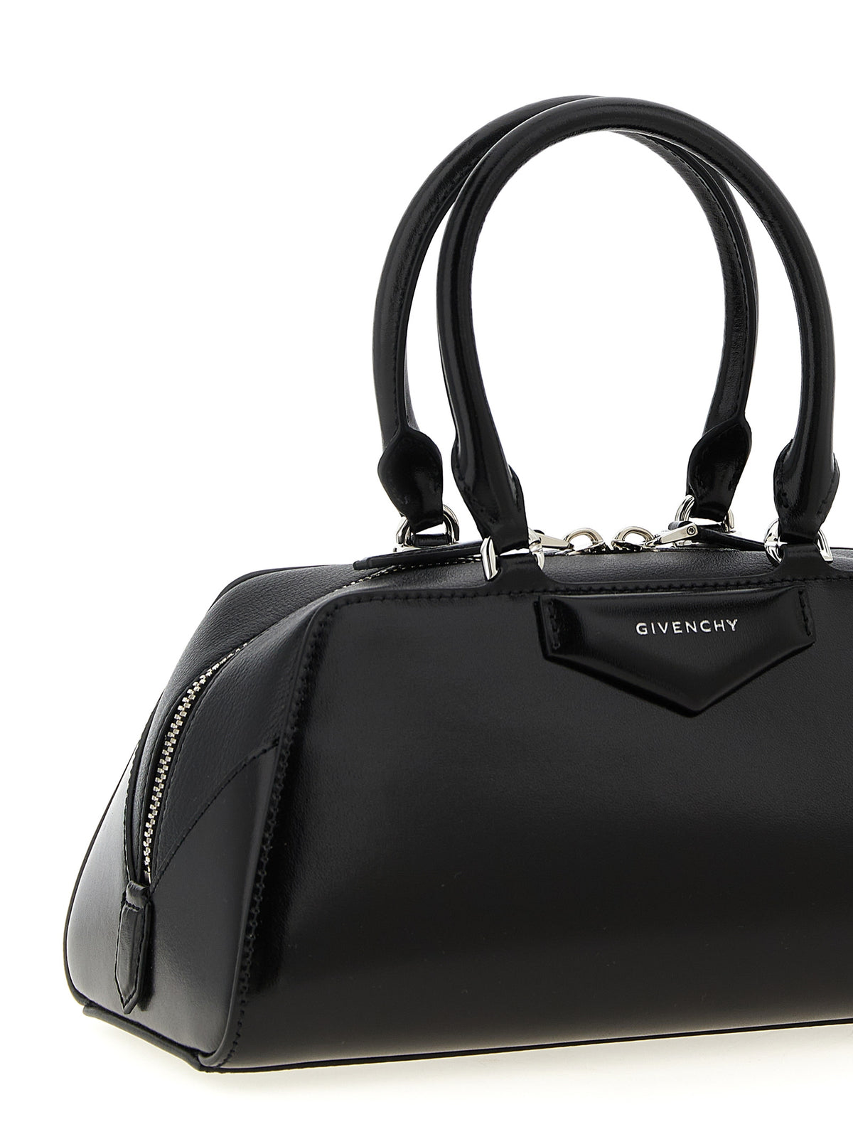 Sac à main en cuir noir