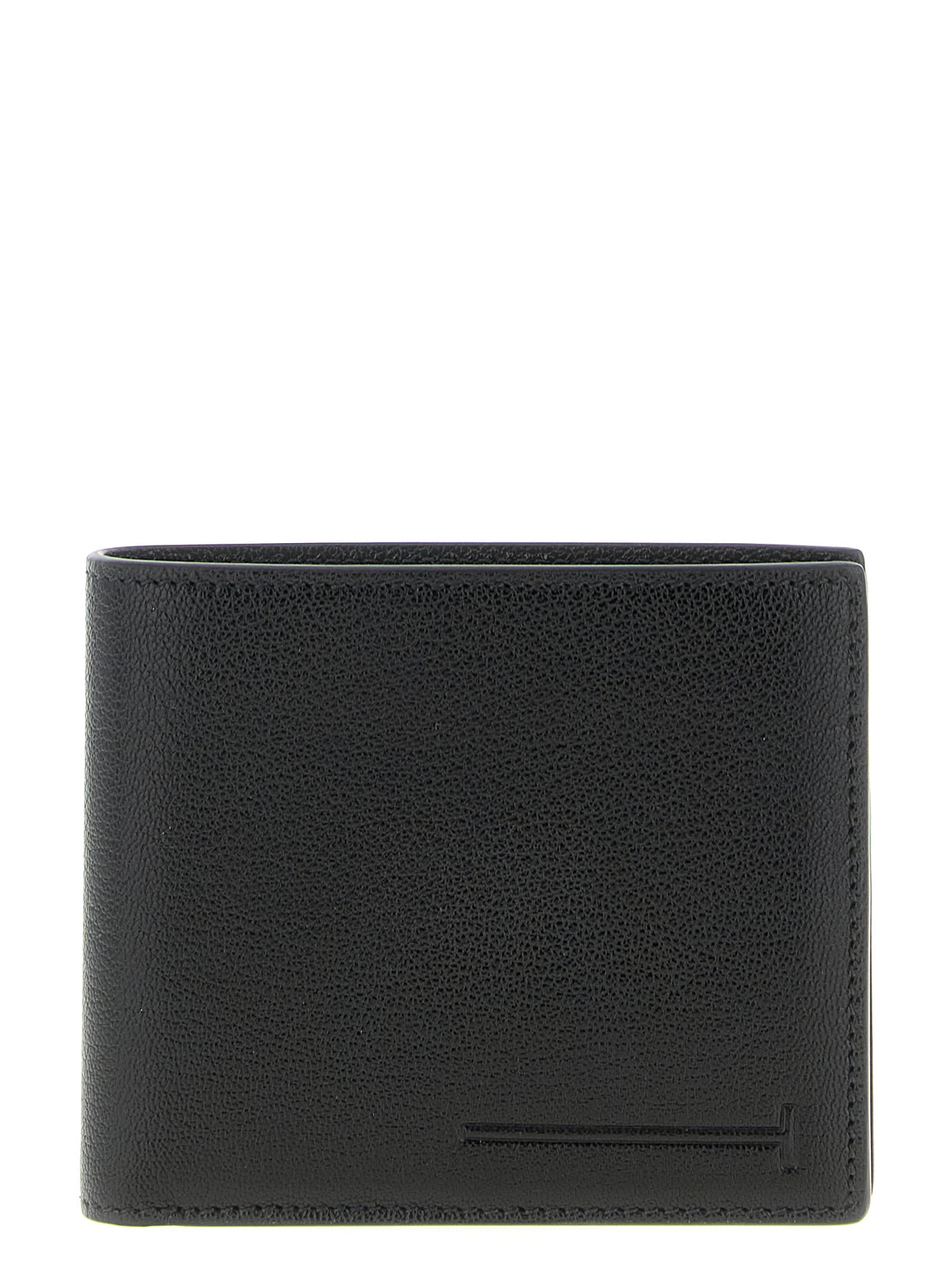 Portefeuille en cuir noir