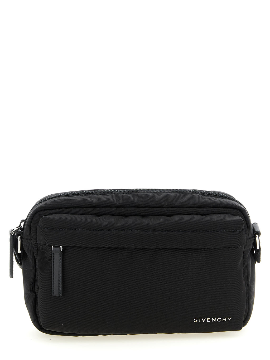 Black Polyamide Crossbody Bag