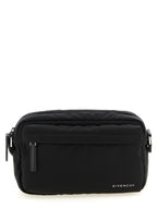 Black Polyamide Crossbody Bag