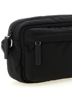 Black Polyamide Crossbody Bag