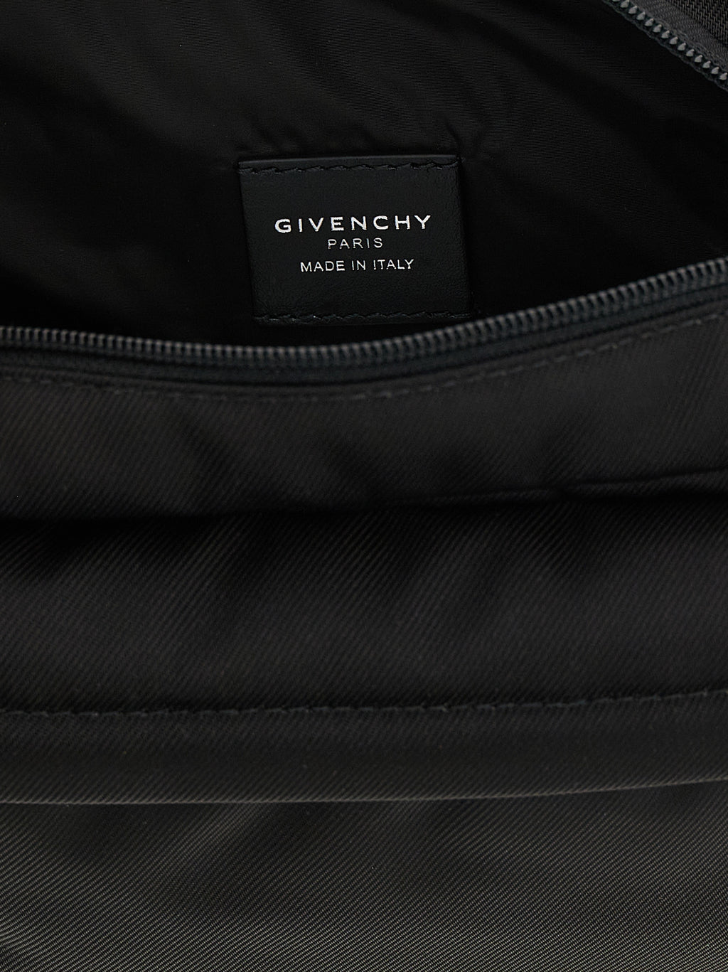 Black Polyamide Crossbody Bag