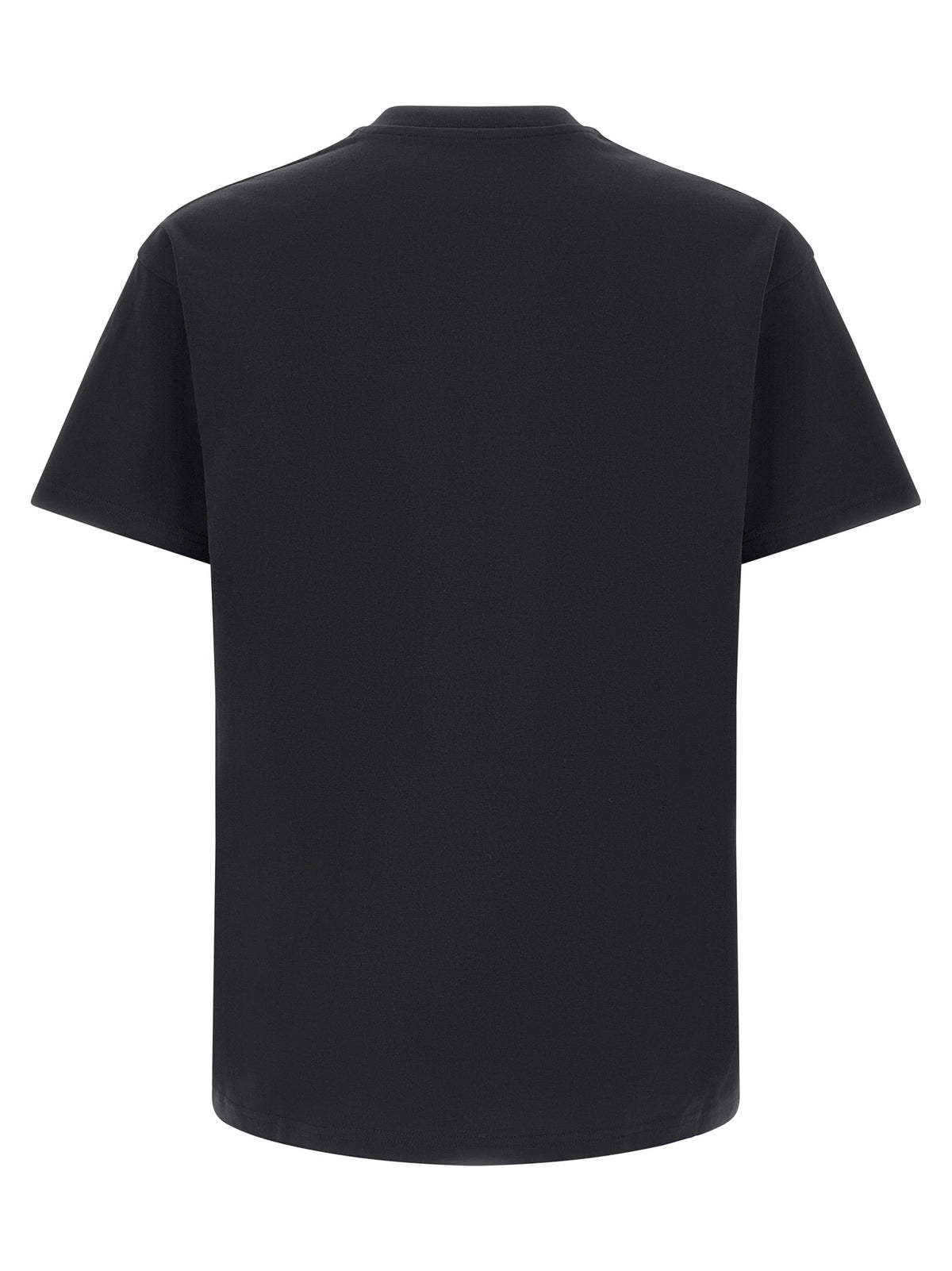 T-shirt en coton blanc et noir