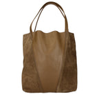 Brown Suede Shoulder Bag
