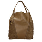 Brown Suede Shoulder Bag