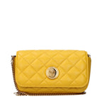 Sac bandoulière en cuir jaune