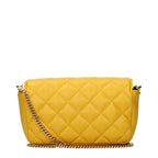 Sac bandoulière en cuir jaune