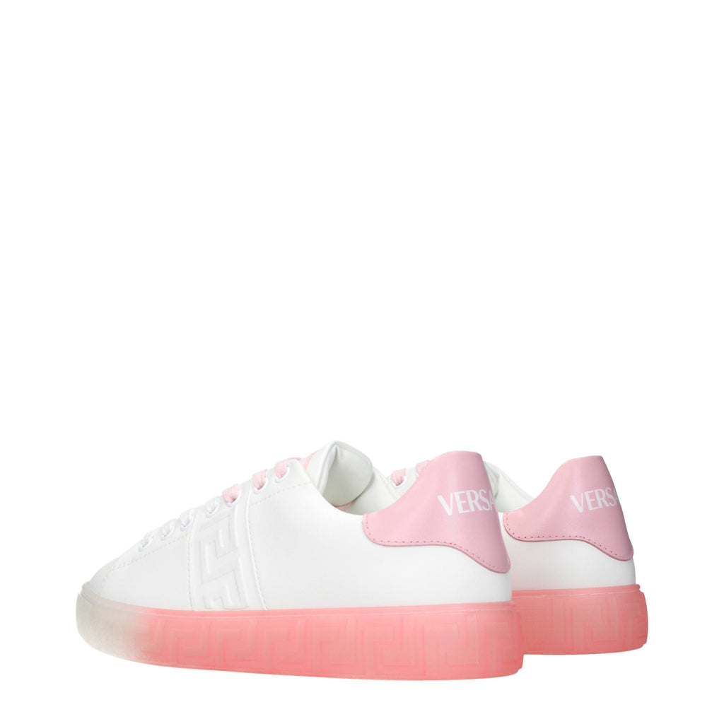 Baskets en cuir blanc