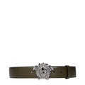 Ceinture en cuir verte