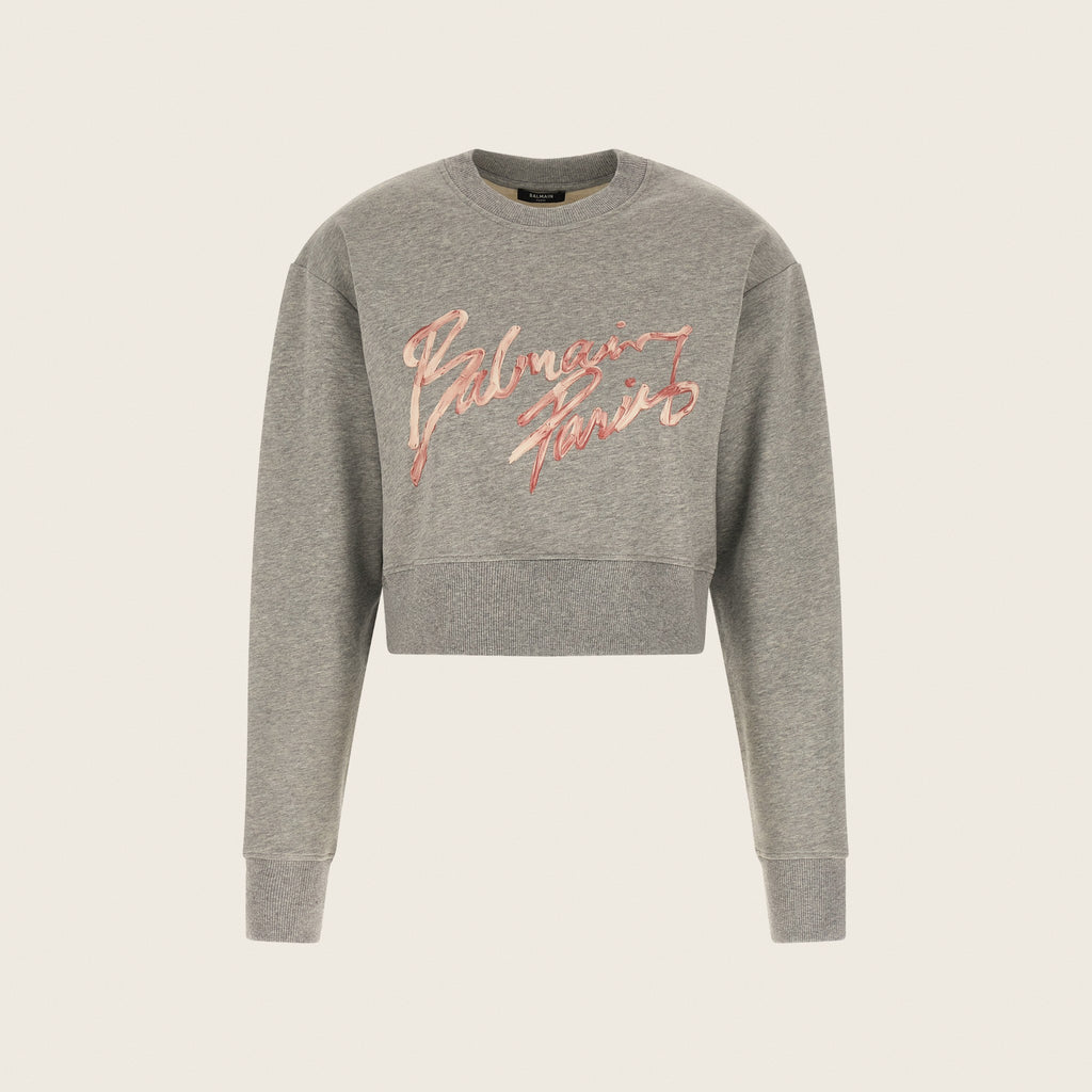 Cropped Signature Sweatshirt