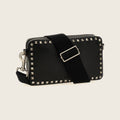 Black Leather Crossbody Bag