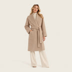 Beige Wool Coat