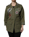 Olive and Green Cotton Jacket