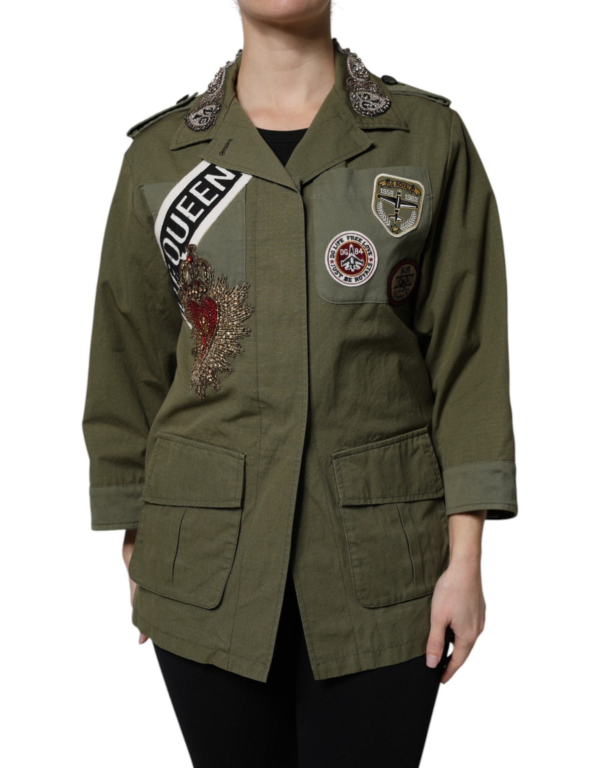Olive and Green Cotton Jacket