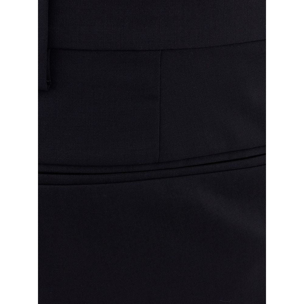 Pantalon en laine noir