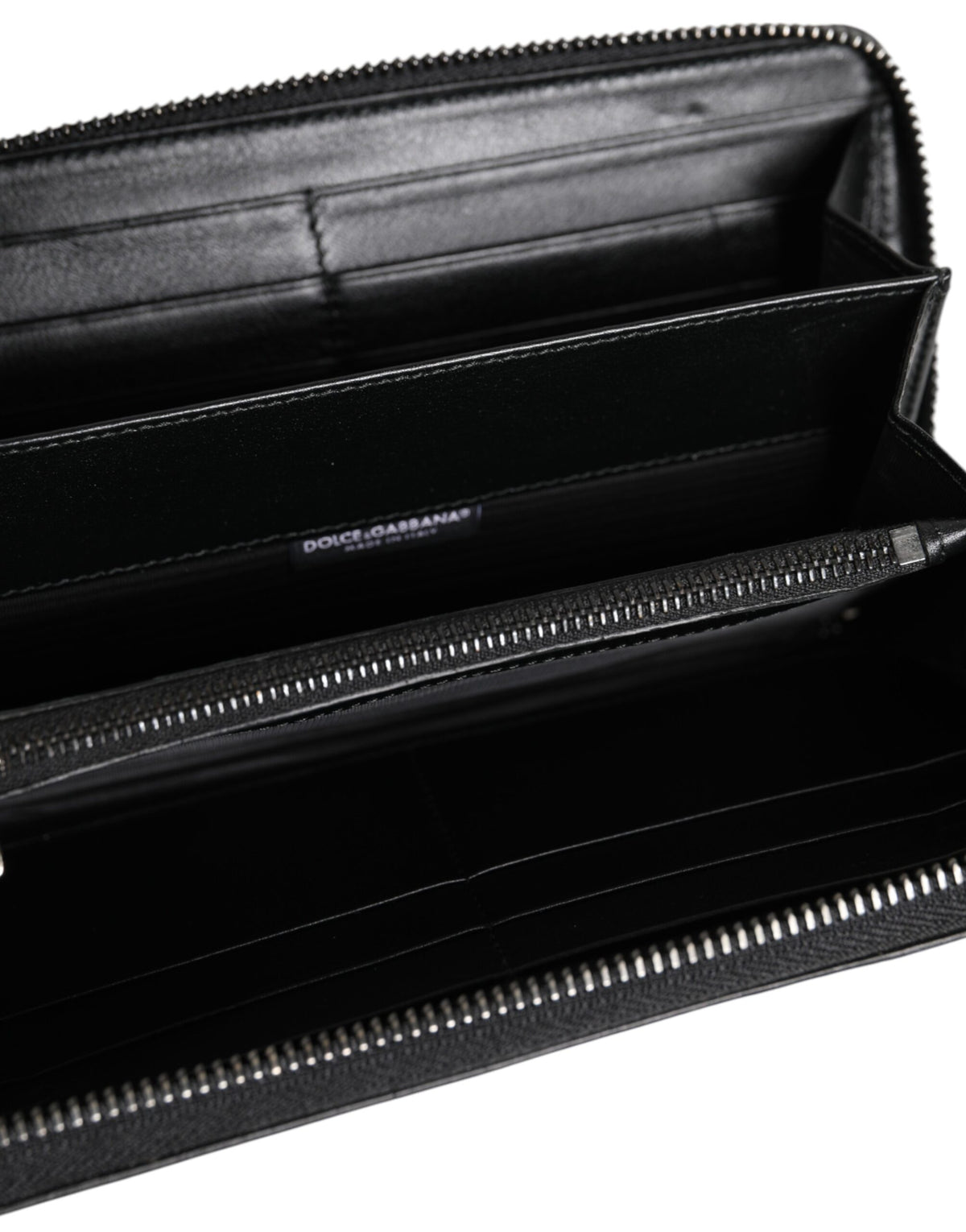 Logo Leather Wallet – Black
