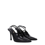 Escarpins noirs en cuir