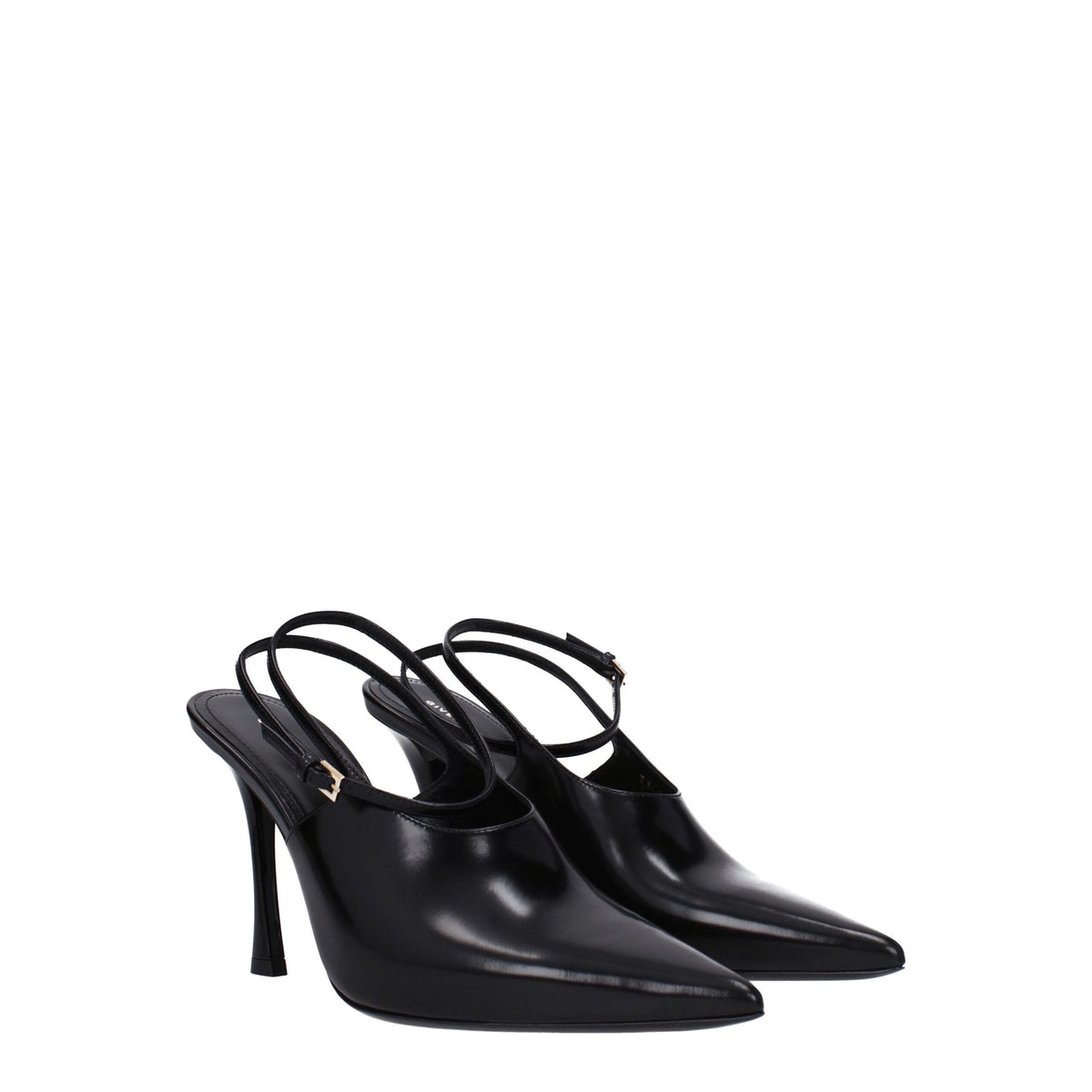 Escarpins noirs en cuir