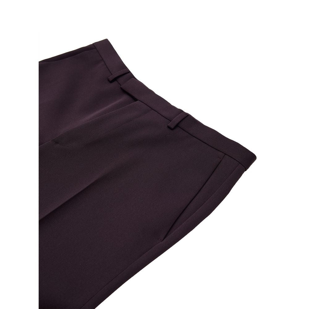 Burgundy Wool Trousers