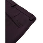 Pantalon en laine bordeaux