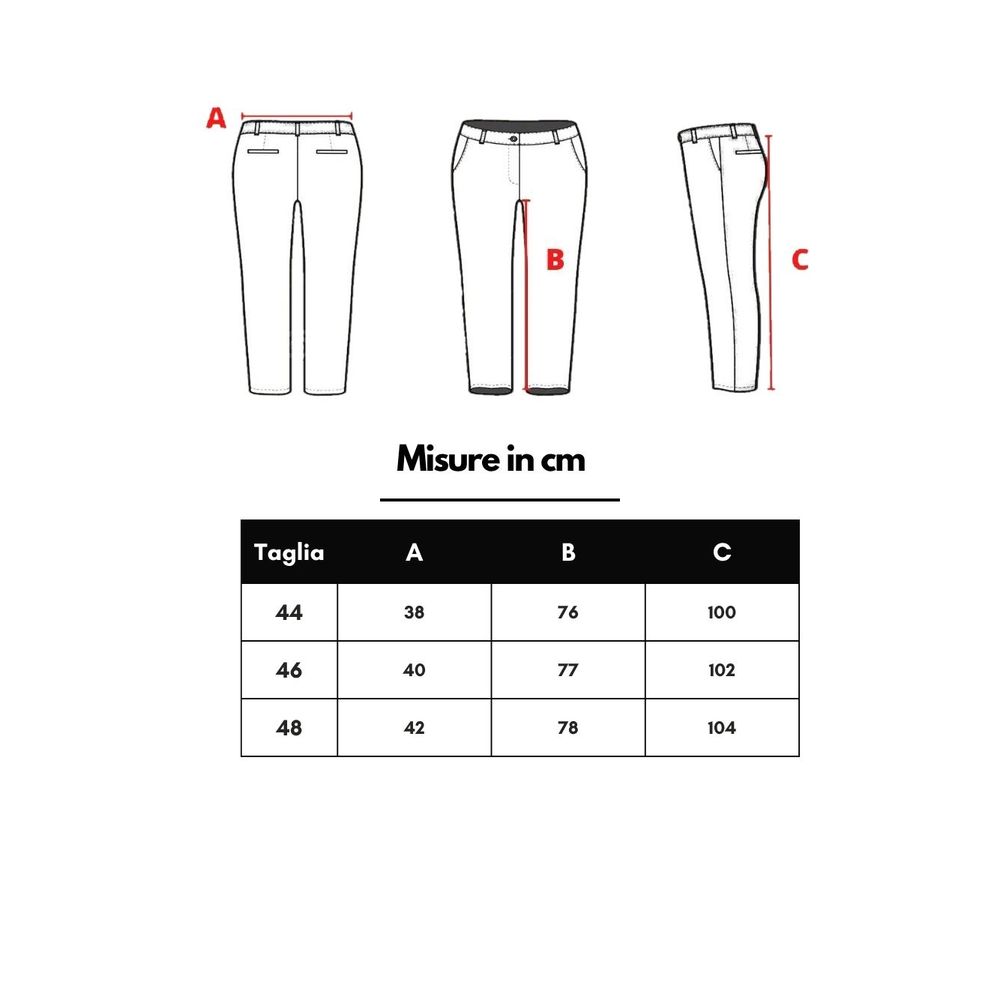 Pantalon en laine bordeaux