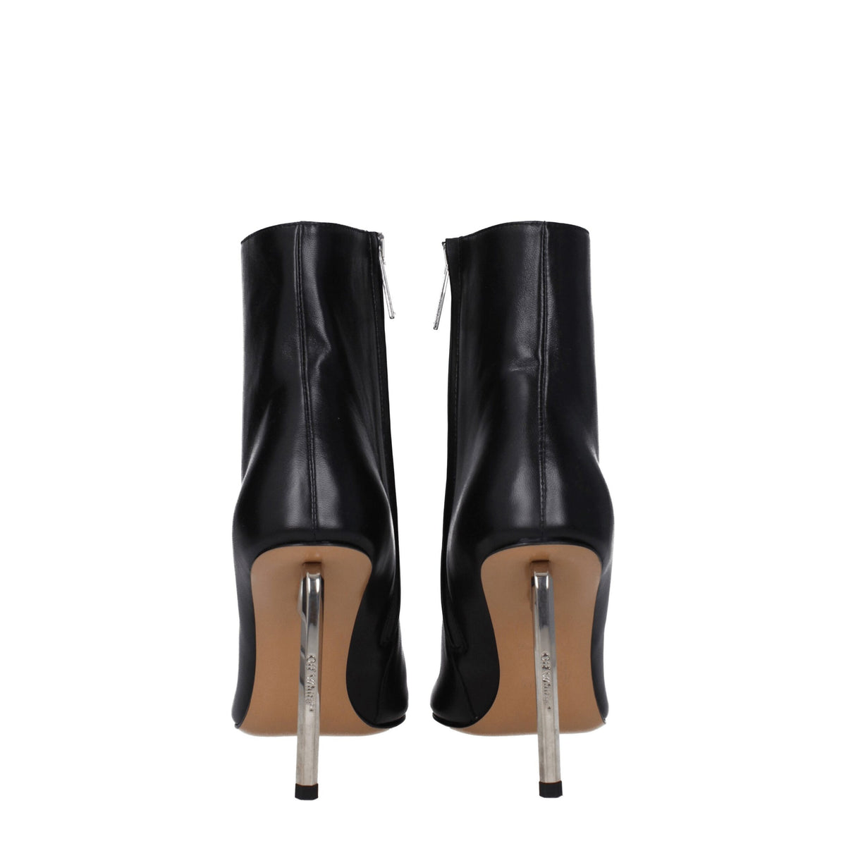 Leather Ankle Boots – Black