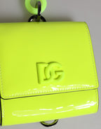Porte-cartes Logo DG – Jaune