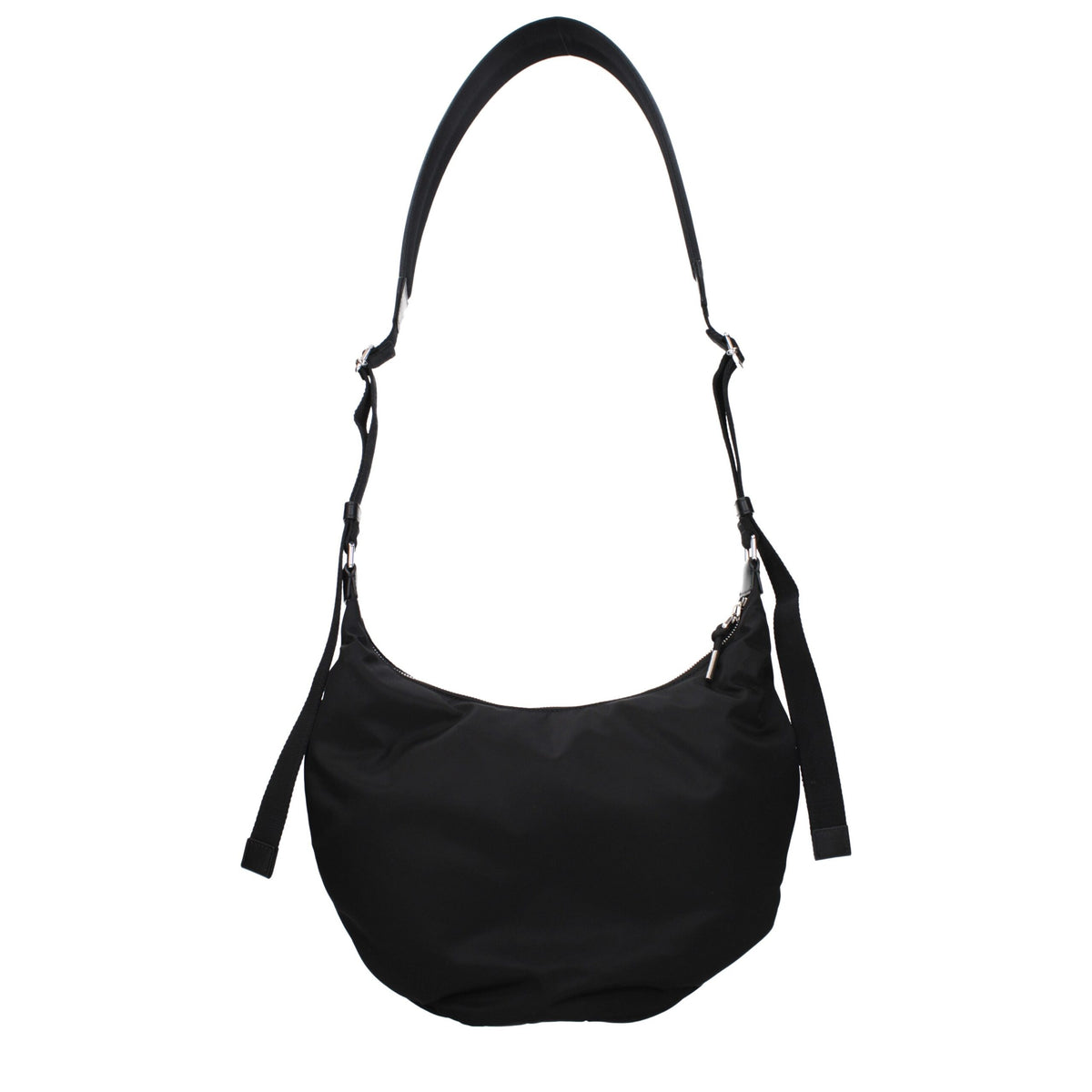 Sac bandoulière en nylon noir