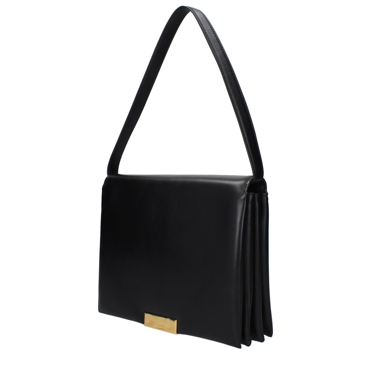 Sac à bandoulière en cuir noir
