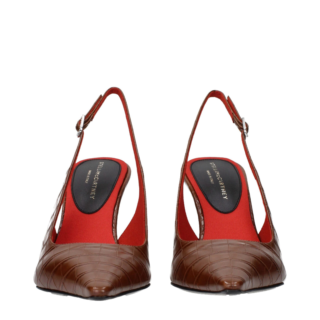 Leather Pumps – Brown