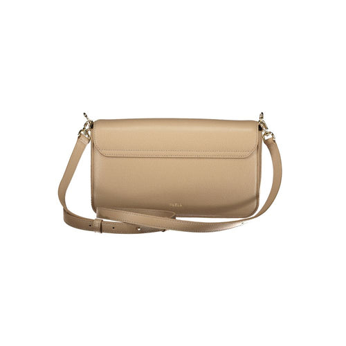 Beige Leather Handbag