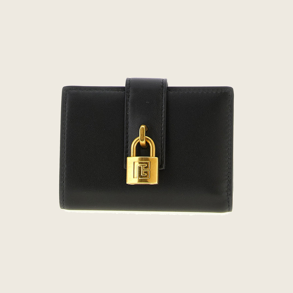 Lambskin Card Holder – Black